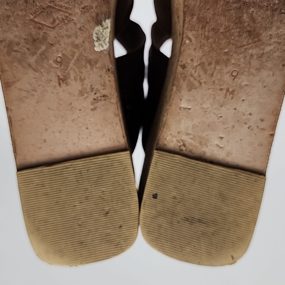 Donald J Pliner Clare Wedge Sandal Cork Fuax Snakeskin Fabric Straps Size 9M - Picture 11 of 16